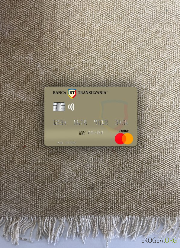 Moldavie Banca Transilvania mastercard photolook recto